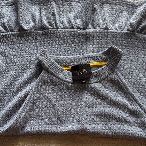 W5 light blue  Knit Top